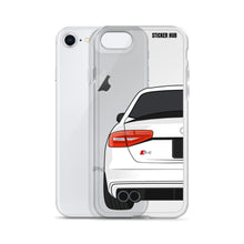 Load image into Gallery viewer, White B8.5 Audi S4 - iPhone Case