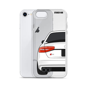 White B8.5 Audi S4 - iPhone Case