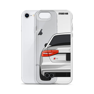 Silver B8.5 Audi S4 - iPhone Case