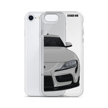 Load image into Gallery viewer, Silver MKV Toyota Supra - iPhone Case