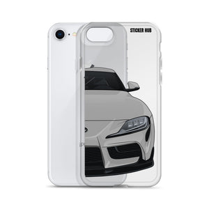 Silver MKV Toyota Supra - iPhone Case