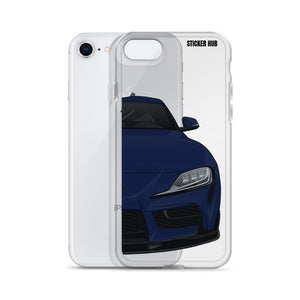 Downshift Blue MKV Toyota Supra - iPhone Case