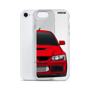 Red Mitsubishi Evo - iPhone Case