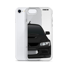 Load image into Gallery viewer, Black Mitsubishi Evo - iPhone Case