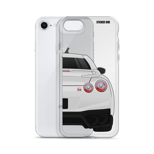 White R35 Nissan GTR - iPhone Case