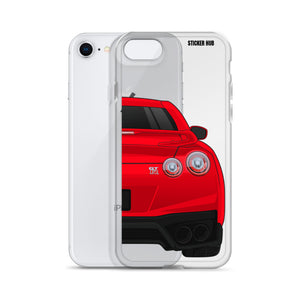 Solid Red R35 Nissan GTR - iPhone Case