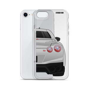 Silver R35 Nissan GTR - iPhone Case