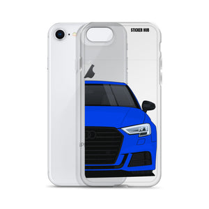 Ara Blue B9 Audi S3 - iPhone Case