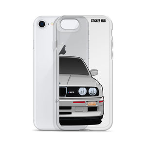 Silver BMW E30 - iPhone Case