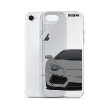 Load image into Gallery viewer, Gray Lamborghini Aventadoor - iPhone Case