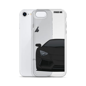 Black Lamborghini Aventadoor - iPhone Case