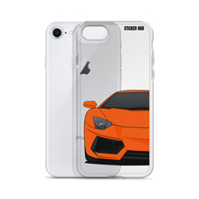 Load image into Gallery viewer, Orange Lamborghini Aventadoor - iPhone Case