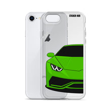 Load image into Gallery viewer, Green Lamborghini Huracan - iPhone Case