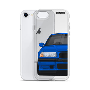 Blue BMW E36 - iPhone Case