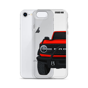 Red Ford Bronco "First Edition" - iPhone Case