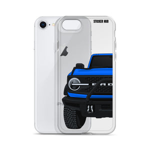 Blue Ford Bronco "First Edition" - iPhone Case