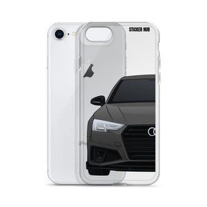 Gray B9 Audi S4 "Facelift" - iPhone Case