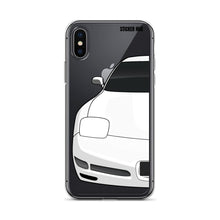 Load image into Gallery viewer, White C5 Corvette Z06 - iPhone Case