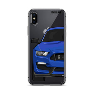 Lightning Blue Mustang GT350 - iPhone Case