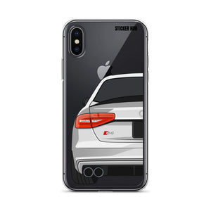 Silver B8.5 Audi S4 - iPhone Case