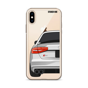 Silver B8.5 Audi S4 - iPhone Case