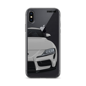 Silver MKV Toyota Supra - iPhone Case