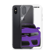 Load image into Gallery viewer, Purple Charger Hellcat (Widebody) - iPhone Case