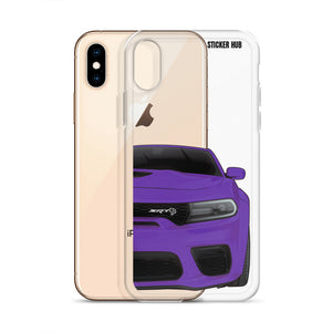 Purple Charger Hellcat (Widebody) - iPhone Case