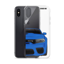 Load image into Gallery viewer, Blue Charger Hellcat (Widebody) - iPhone Case