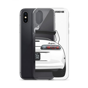 White Toyota Supra - iPhone Case