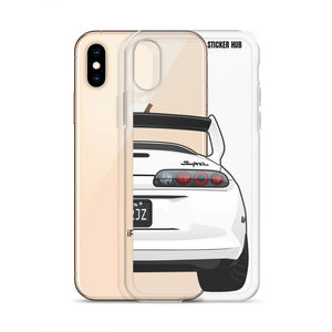 White Toyota Supra - iPhone Case