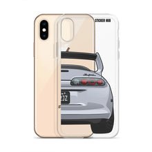 Load image into Gallery viewer, Silver Toyota Supra - iPhone Case