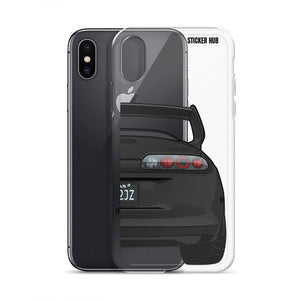 Black Toyota Supra - iPhone Case