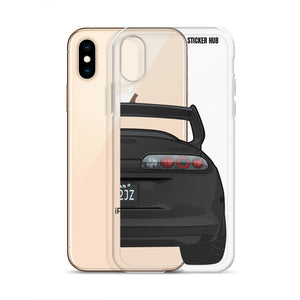 Black Toyota Supra - iPhone Case