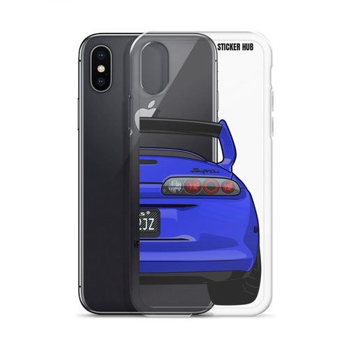 Blue Toyota Supra - iPhone Case