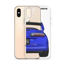 Load image into Gallery viewer, Blue Toyota Supra - iPhone Case