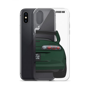 Green Toyota Supra - iPhone Case