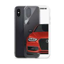 Load image into Gallery viewer, Volcano Red B8.5 Audi S4 - iPhone Case