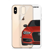 Load image into Gallery viewer, Volcano Red B8.5 Audi S4 - iPhone Case