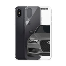 Load image into Gallery viewer, Monsoon Gray B8.5 Audi S4 - iPhone Case