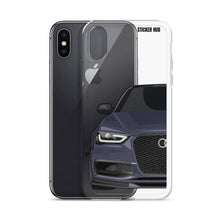 Load image into Gallery viewer, Moonlight Blue B8.5 Audi S4 - iPhone Case