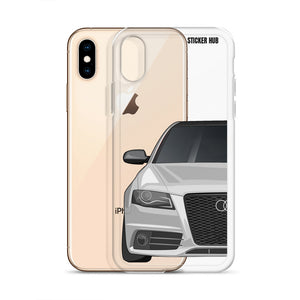 Silver B8 Audi S4 - iPhone Case