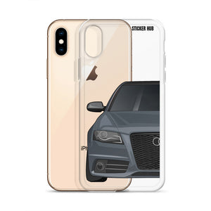 Meteor Gray B8 Audi S4 - iPhone Case