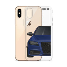 Load image into Gallery viewer, Estoril Blue B8 Audi S4 - iPhone Case