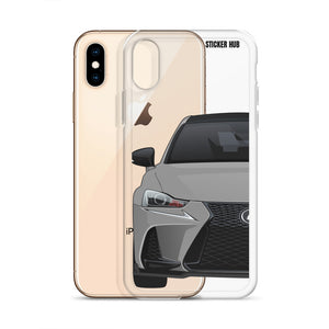 Silver Lexus IS300 - iPhone Case