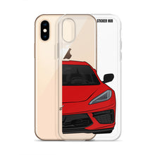 Load image into Gallery viewer, Torch Red C8 Corvette - iPhone Case