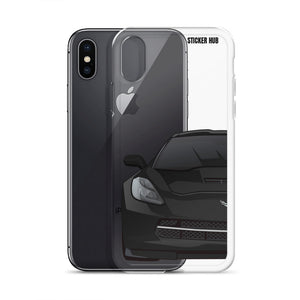 Black C7 Corvette Stingray - iPhone Case