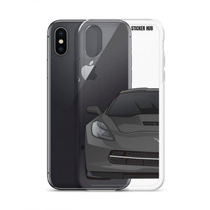 Gray C7 Corvette Stingray - iPhone Case