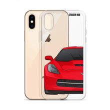 Load image into Gallery viewer, Torch Red C7 Corvette Stingray - iPhone Case