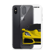 Load image into Gallery viewer, Yellow C7 Corvette Zr1 - iPhone Case